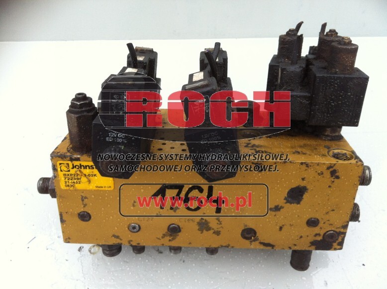 JOHNSTON DXP22199-03K 722390 214432 0836 + LC R933000818 L5410B2010B01BJ + CEWKA 12VDC ED100% + CEWKI C16H12/19 - Valve hydraulique pour Balayeuse de voirie: photos 1 JOHNSTON DXP22199-03K 722390 214432 0836 + LC R933000818 L5410B2010B01BJ + CEWKA 12VDC ED100% + CEWKI C16H12/19 - Valve hydraulique pour Balayeuse de voirie: photos 1