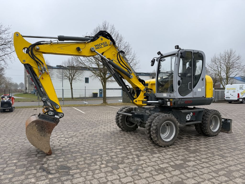 Wacker EW 100, Bj 20, 2050 BH, VA, HS08, TL - Pelle sur pneus: photos 1 Wacker EW 100, Bj 20, 2050 BH, VA, HS08, TL - Pelle sur pneus: photos 1