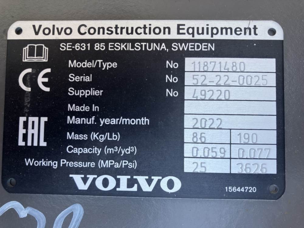 Volvo Böschungslöffel schwenkbar - Tractopelle: photos 4 Volvo Böschungslöffel schwenkbar - Tractopelle: photos 4