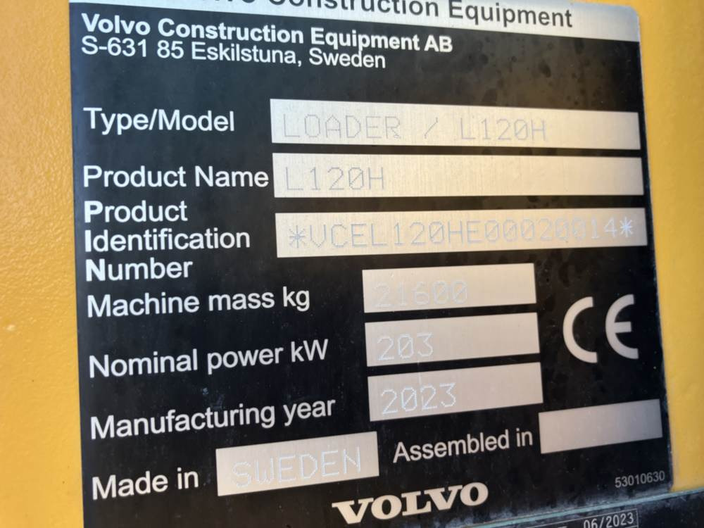 Chargeuse sur pneus Volvo L120H: photos 18