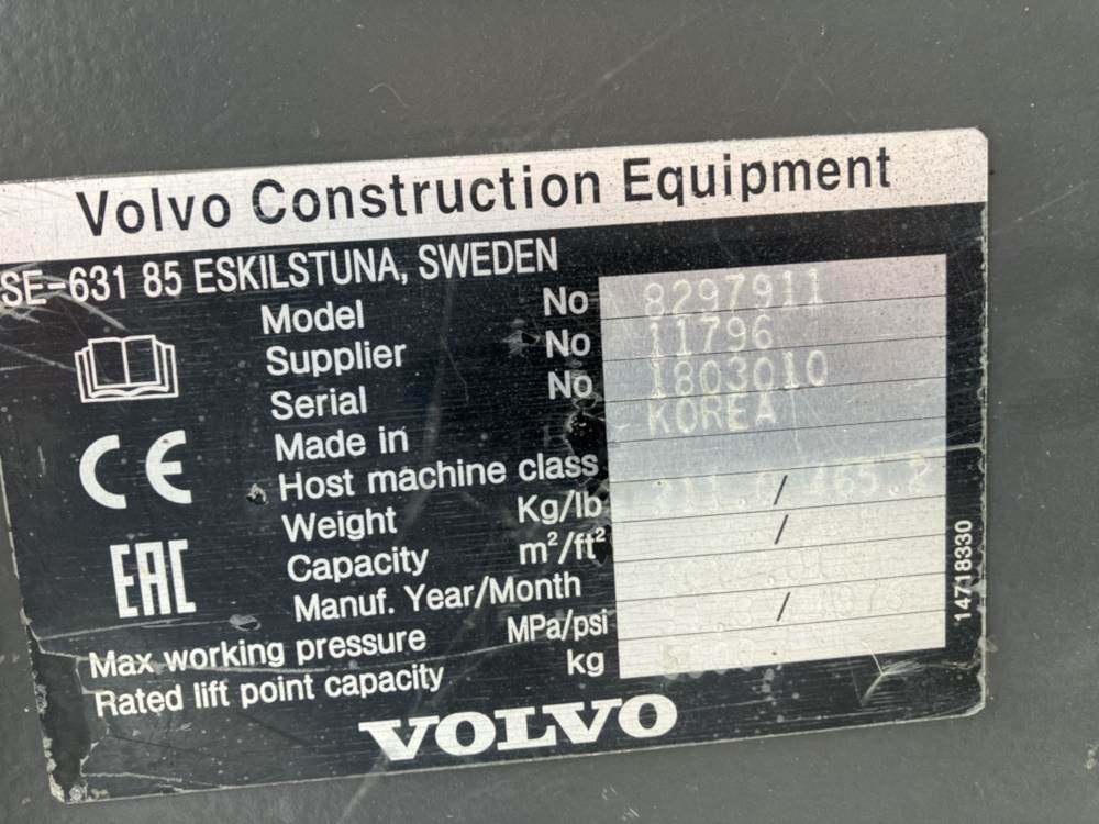 Volvo Schnellwechsler S1 - Attache rapide: photos 3 Volvo Schnellwechsler S1 - Attache rapide: photos 3
