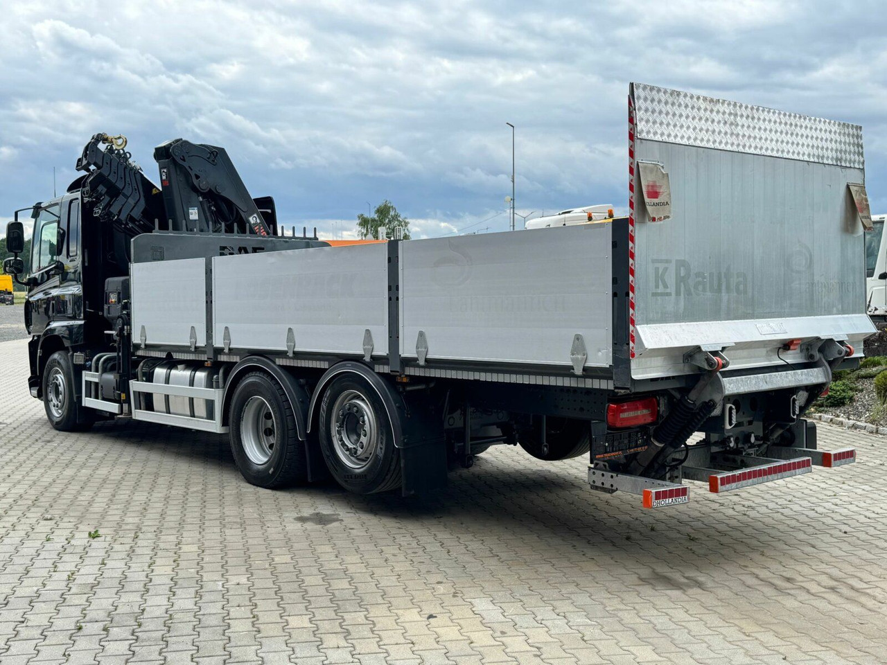 Camion grue DAF CF 450 FAN 6x2 Pritsche mit Kran HIAB 188 E-6: photos 8