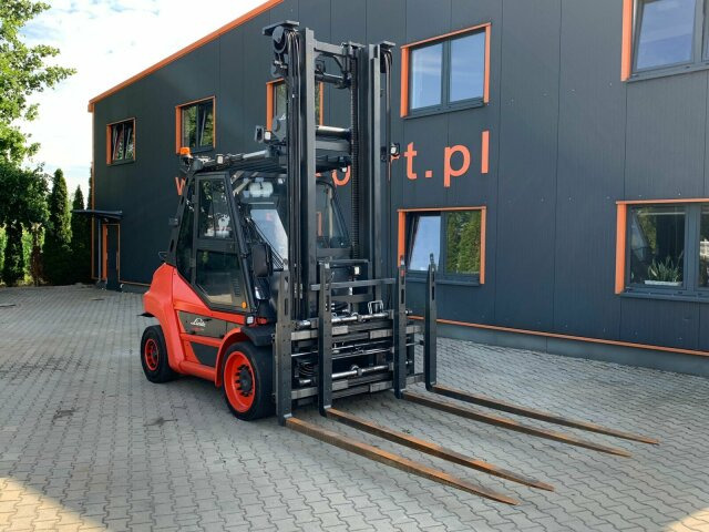 Linde H80T-03 Gas Stapler - Chariot élévateur à gaz: photos 1 Linde H80T-03 Gas Stapler - Chariot élévateur à gaz: photos 1