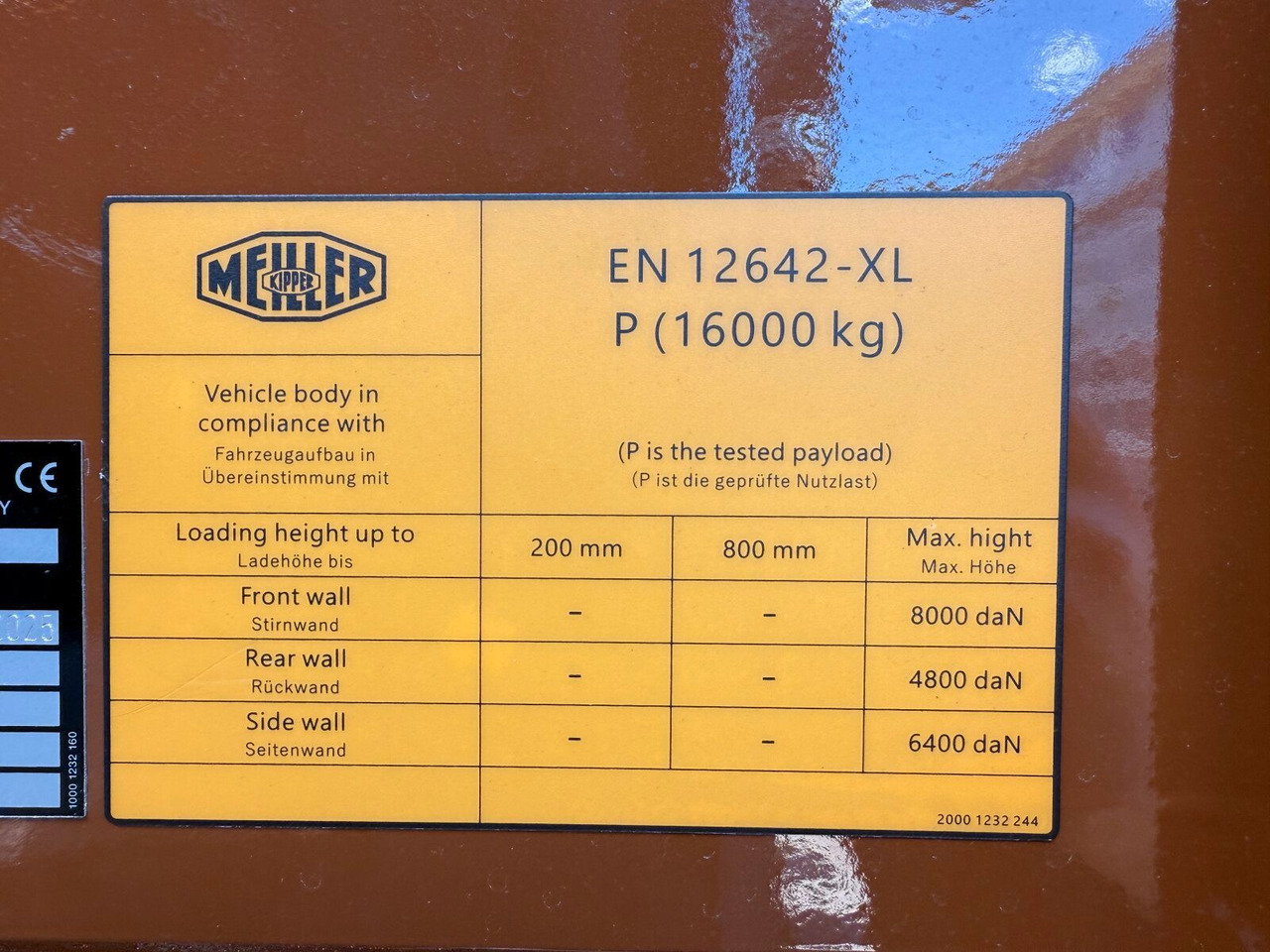 Camion benne MAN TGS 33.440 6x4 Kipper MEILLER Bordmatik Frontpl.: photos 25