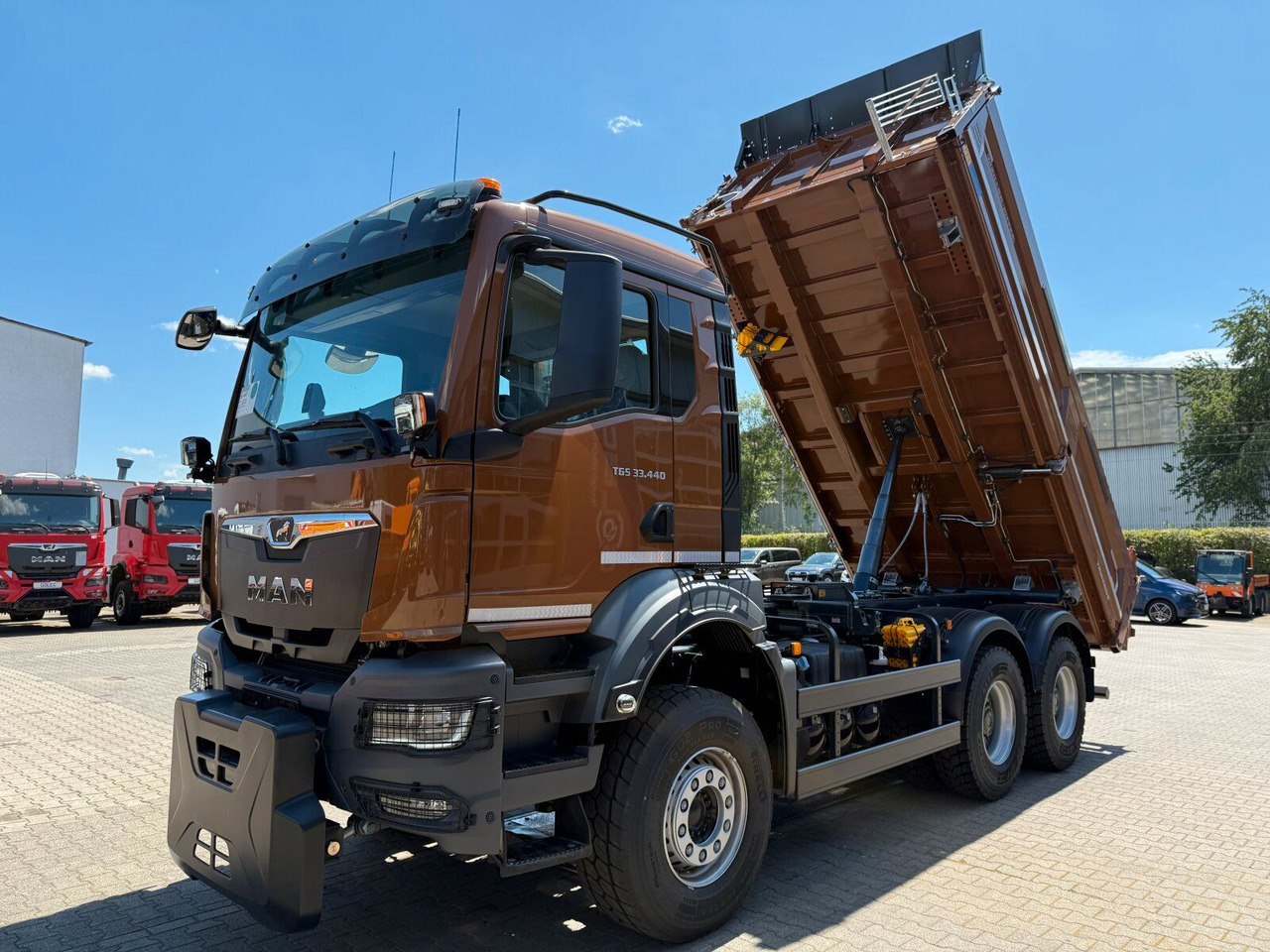 Camion benne MAN TGS 33.440 6x4 Kipper MEILLER Bordmatik Frontpl.: photos 12