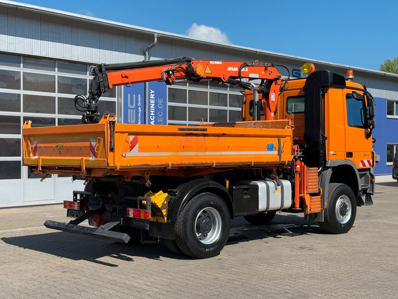 Mercedes-Benz ACTROS 2044 4x4 Kipper Kran ATLAS 65.2 A2L - Camion benne, Camion grue: photos 5 Mercedes-Benz ACTROS 2044 4x4 Kipper Kran ATLAS 65.2 A2L - Camion benne, Camion grue: photos 5