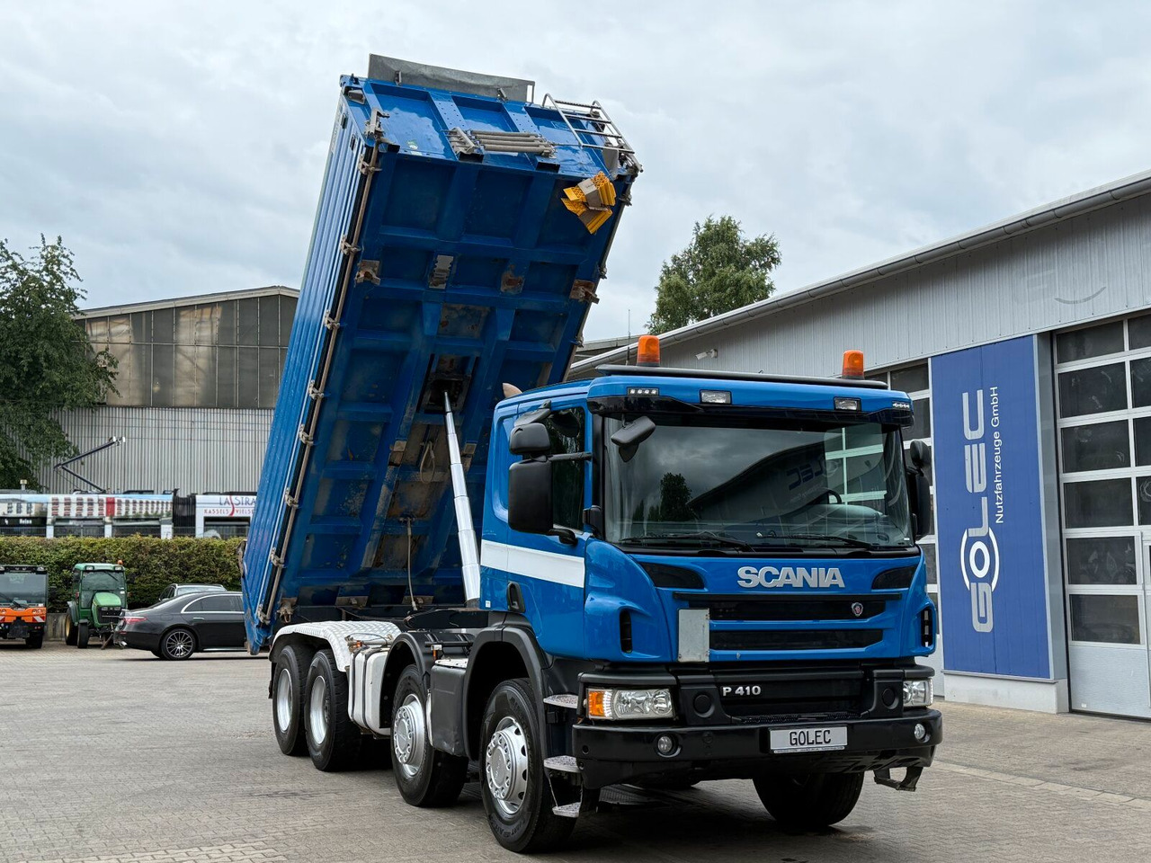 Scania P 410 8x4 Dreiseitenkipper DAUTEL - Camion benne: photos 2 Scania P 410 8x4 Dreiseitenkipper DAUTEL - Camion benne: photos 2
