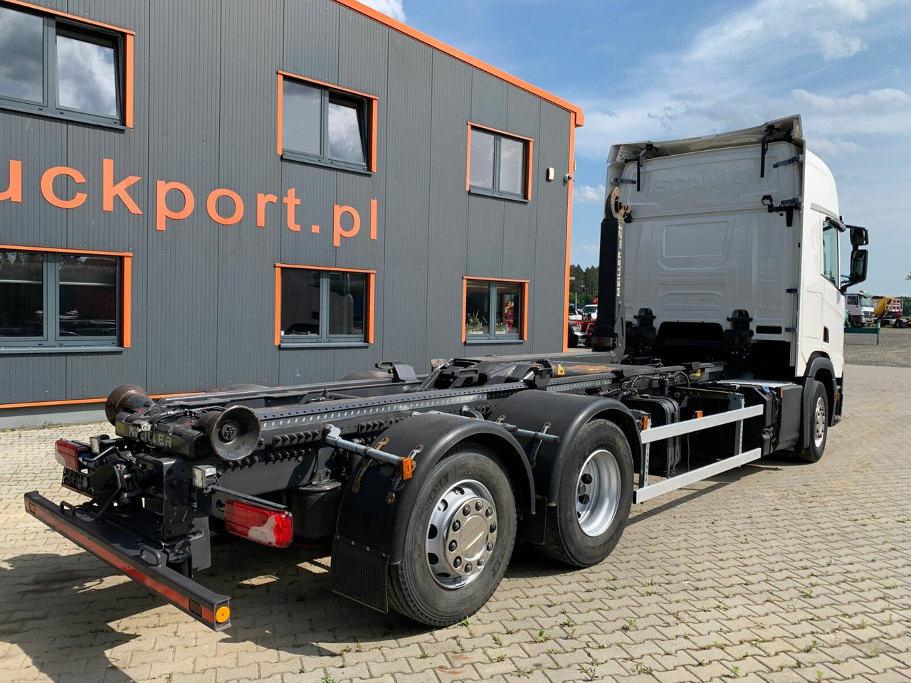 Scania R450 6x2 Abrollkipper MEILLER*Lenkachse Retarder - Camion ampliroll: photos 5 Scania R450 6x2 Abrollkipper MEILLER*Lenkachse Retarder - Camion ampliroll: photos 5