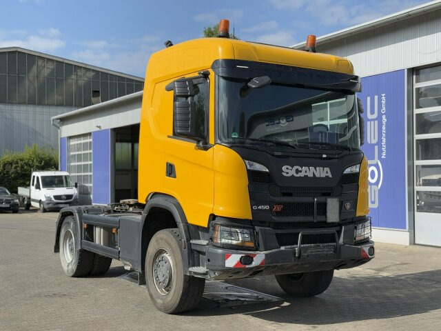 Scania G450 XT 4x4 Euro 6 SZM Kipphydraulik Blatt/ Luft - Tracteur routier: photos 1 Scania G450 XT 4x4 Euro 6 SZM Kipphydraulik Blatt/ Luft - Tracteur routier: photos 1