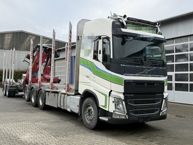 Volvo FH 510 8x4 Holztransporter Kran PENZ *Anhänger - Camion grumier, Camion grue: photos 1 Volvo FH 510 8x4 Holztransporter Kran PENZ *Anhänger - Camion grumier, Camion grue: photos 1