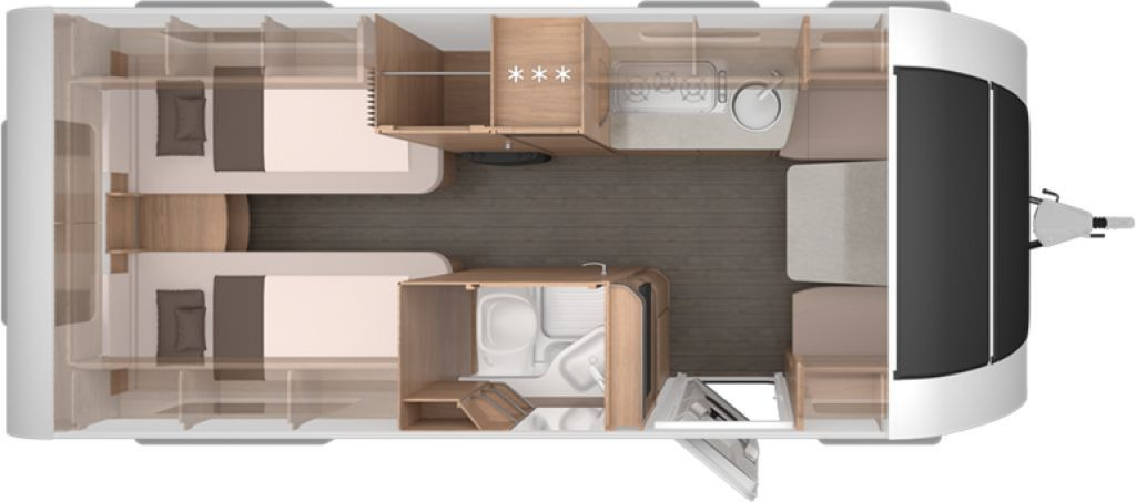 Knaus Südwind 540 UE Black Selection Elektrische Fußbo - Caravane: photos 2 Knaus Südwind 540 UE Black Selection Elektrische Fußbo - Caravane: photos 2