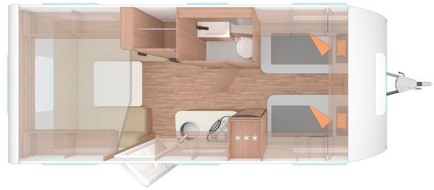 Weinsberg CaraOne 540 EUH Deckenschrank - Caravane: photos 1 Weinsberg CaraOne 540 EUH Deckenschrank - Caravane: photos 1