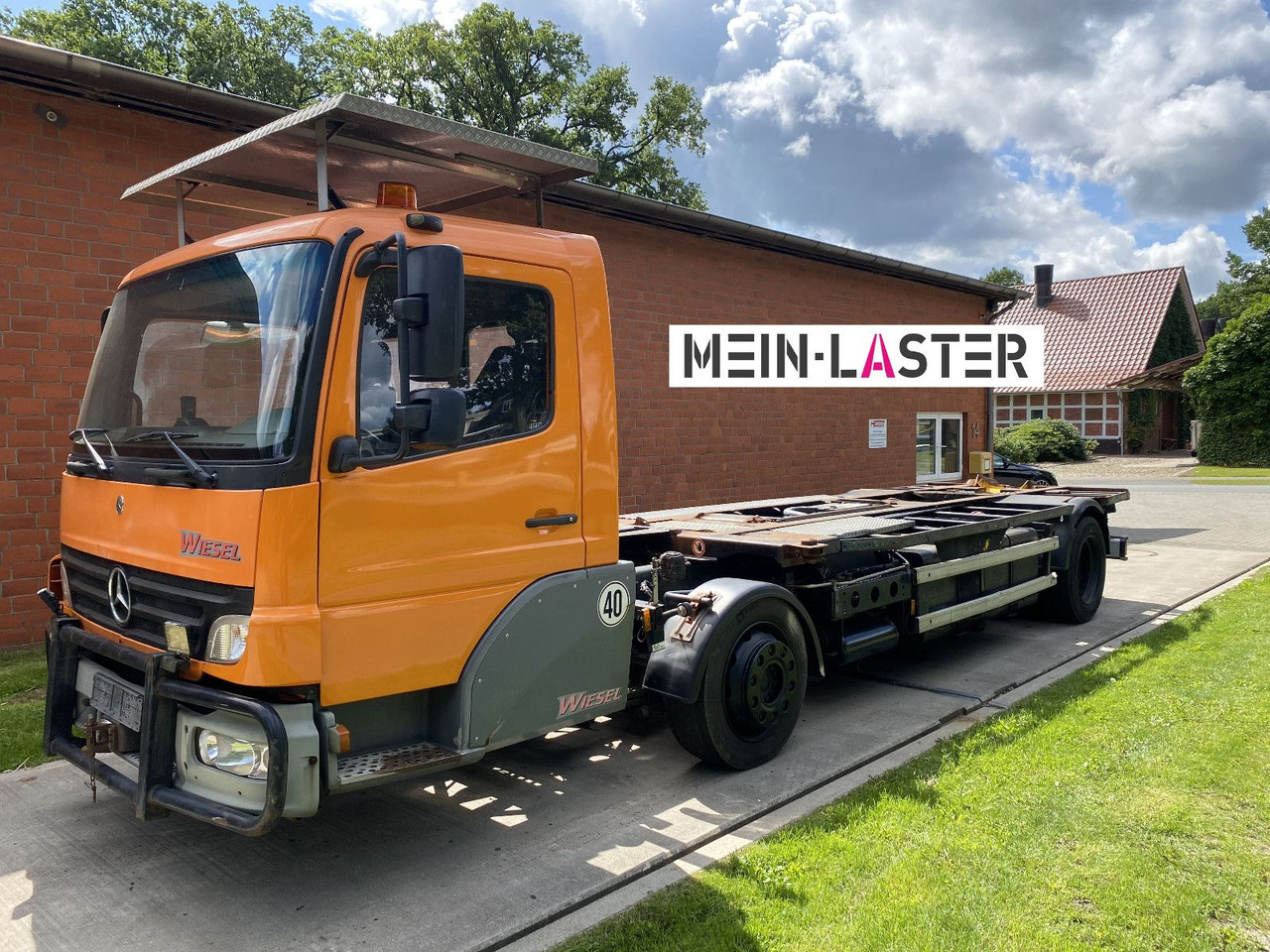 Camion porte-conteneur/ Caisse mobile Mercedes-Benz Kamag Wiesel Umsetzter Sattelplatte: photos 8