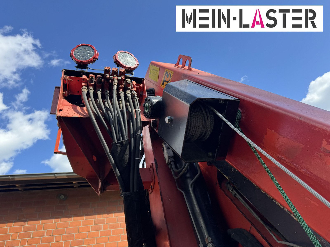 Camion grue Unimog U 1650 PK 10500 Kran 15 m max. 3,9 t Seilwinde: photos 11