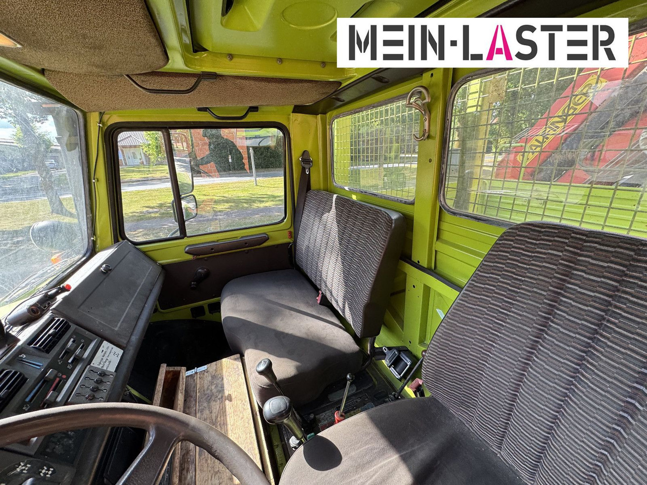 Camion grue Unimog U 1650 PK 10500 Kran 15 m max. 3,9 t Seilwinde: photos 8