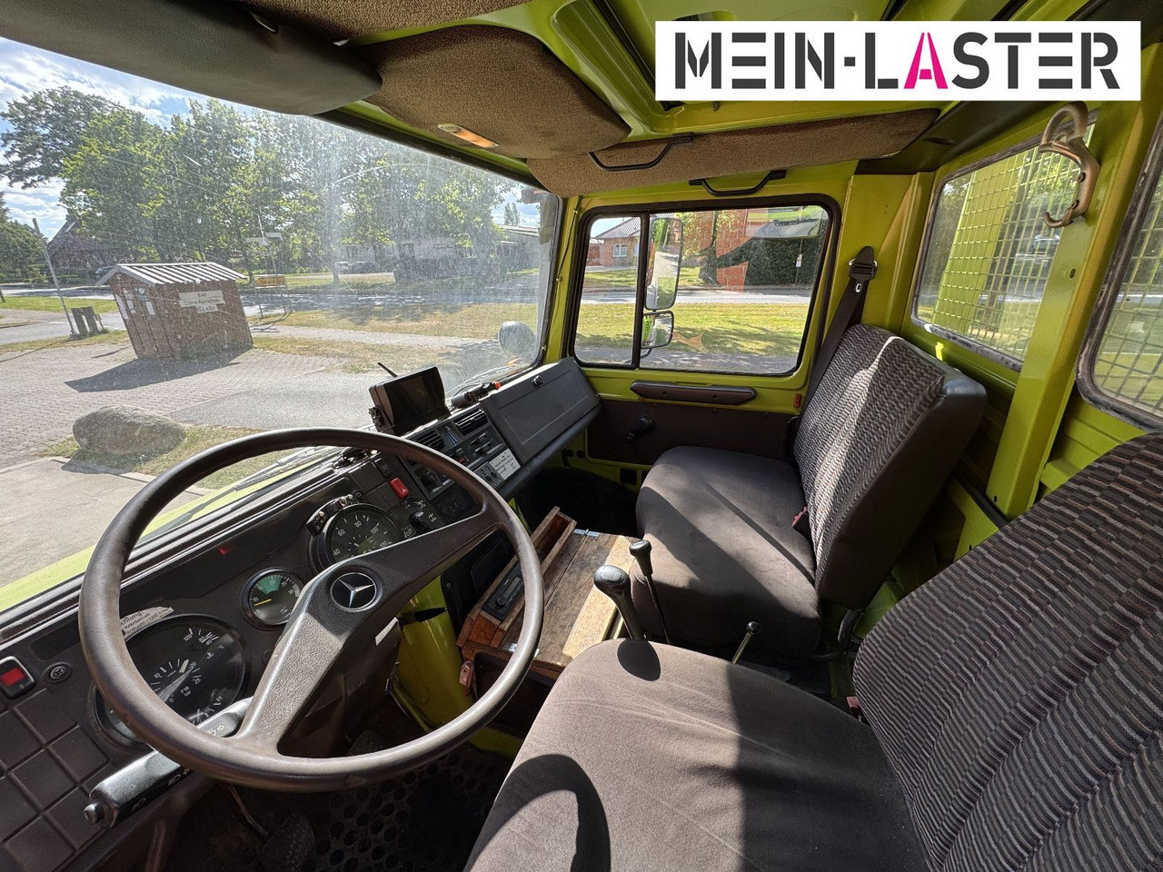 Camion grue Unimog U 1650 PK 10500 Kran 15 m max. 3,9 t Seilwinde: photos 21