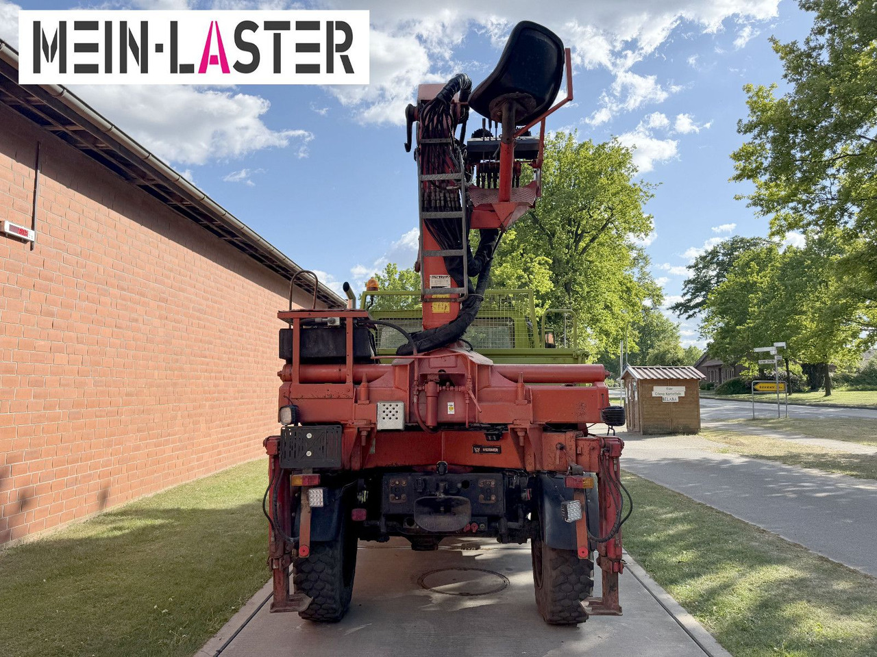 Camion grue Unimog U 1650 PK 10500 Kran 15 m max. 3,9 t Seilwinde: photos 15