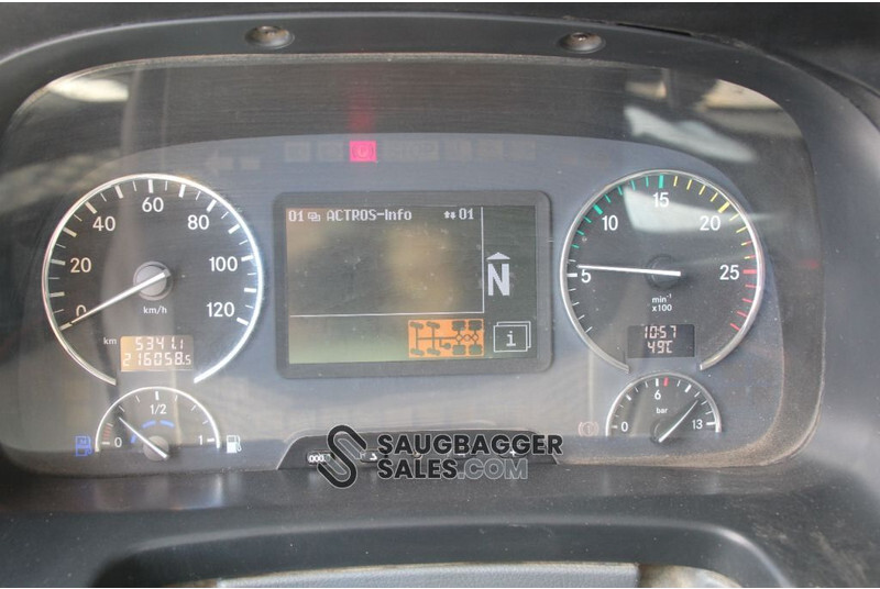 Camion hydrocureur Mercedes-Benz Actros 4160 V8 RSP 3T 2014 Saugbagger: photos 13 Camion hydrocureur Mercedes-Benz Actros 4160 V8 RSP 3T 2014 Saugbagger: photos 13