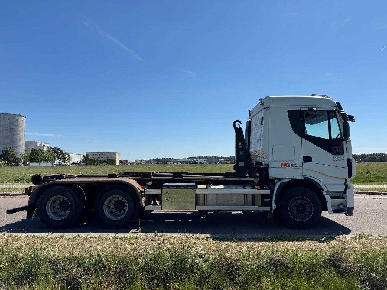 Camion ampliroll, Camion grue IVECO STRALIS 560: photos 8