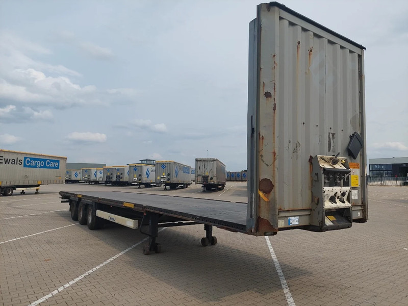 Krone 12x 2015 MEGA P400 HUCKEPACK FLAT + 2 x Stacks van 2x 2015 MEGA P400 HUCKEPACK - Semi-remorque plateau: photos 1 Krone 12x 2015 MEGA P400 HUCKEPACK FLAT + 2 x Stacks van 2x 2015 MEGA P400 HUCKEPACK - Semi-remorque plateau: photos 1
