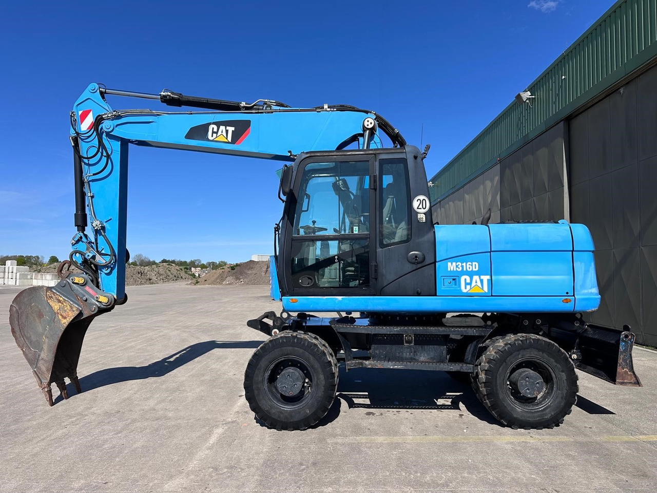 CATERPILLAR M 316 D Oil Quick OQ 65 Deutsche Maschine Top ! - Pelle sur pneus: photos 5 CATERPILLAR M 316 D Oil Quick OQ 65 Deutsche Maschine Top ! - Pelle sur pneus: photos 5