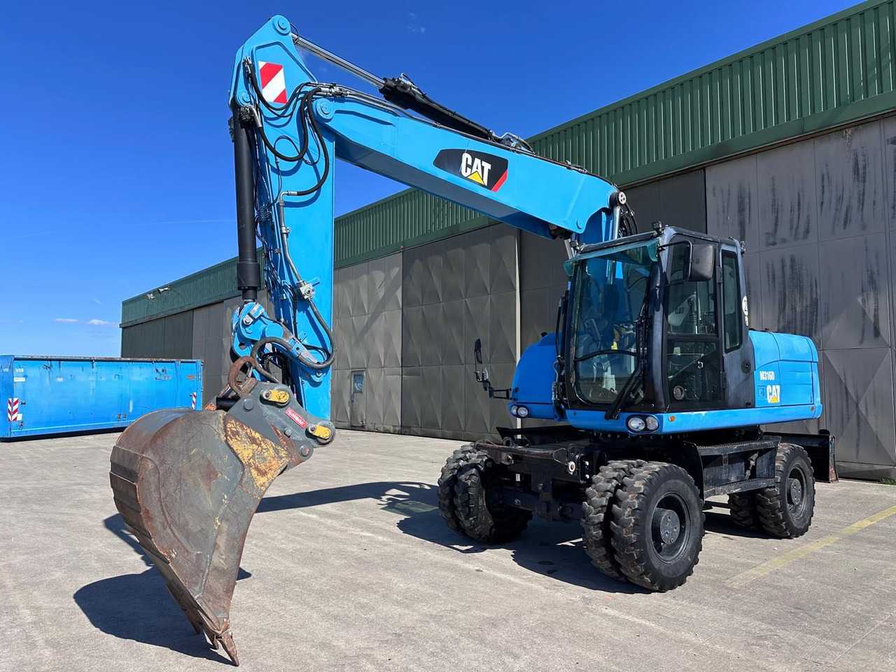 CATERPILLAR M 316 D Oil Quick OQ 65 Deutsche Maschine Top ! - Pelle sur pneus: photos 1 CATERPILLAR M 316 D Oil Quick OQ 65 Deutsche Maschine Top ! - Pelle sur pneus: photos 1