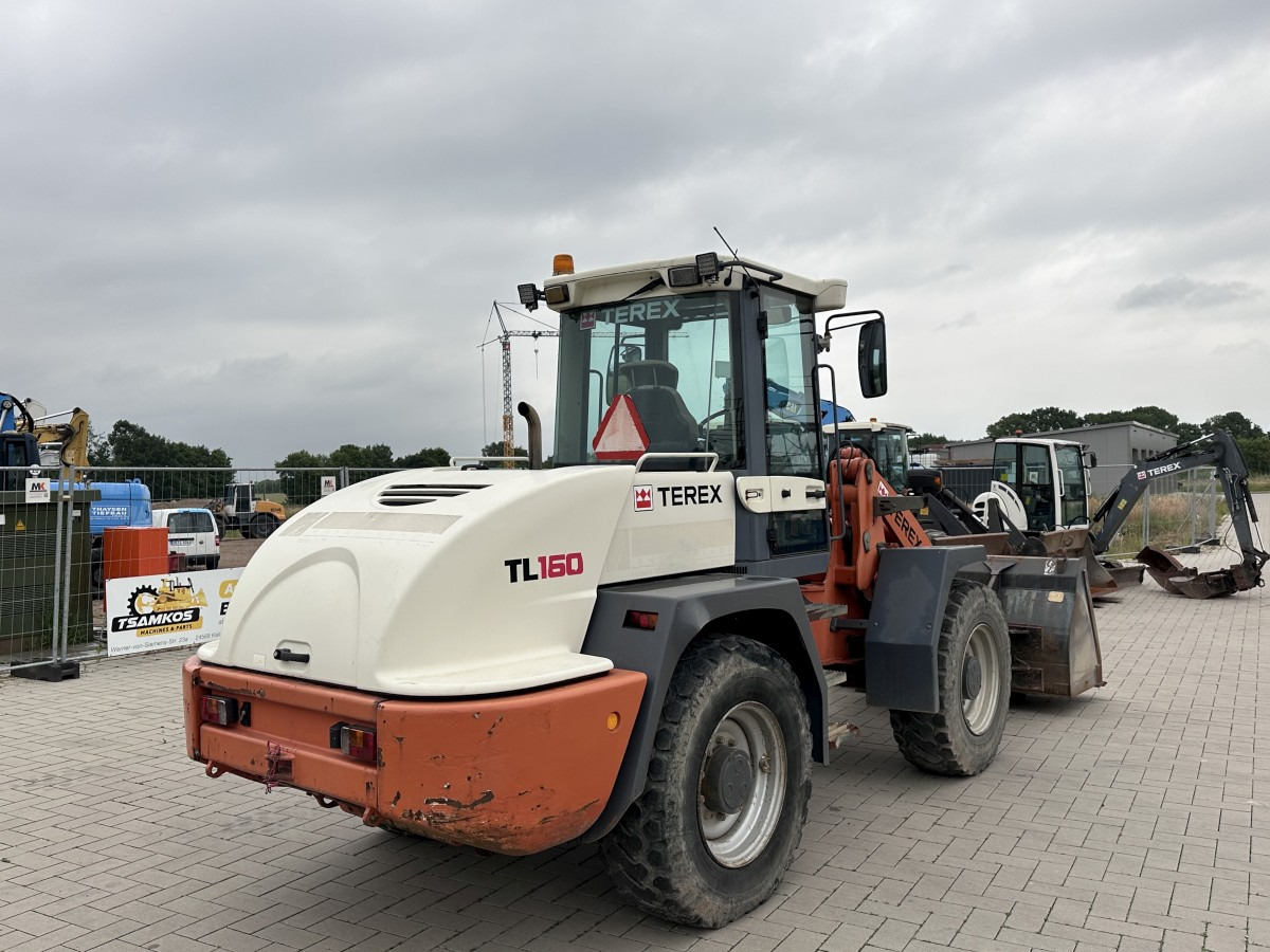 Chargeuse sur pneus TEREX TL 160 Klima Schaufel + Palettengabel Top !: photos 6