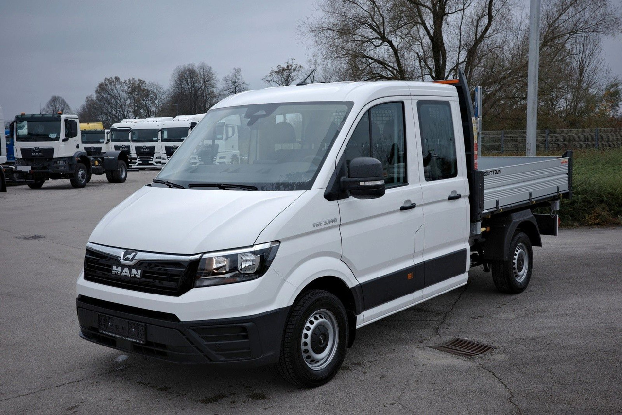 MAN TGE 3.140 L4 DoKa (3+4) 3-Seiten-Kipper + AHK - Utilitaire benne, Utilitaire double cabine: photos 1 MAN TGE 3.140 L4 DoKa (3+4) 3-Seiten-Kipper + AHK - Utilitaire benne, Utilitaire double cabine: photos 1