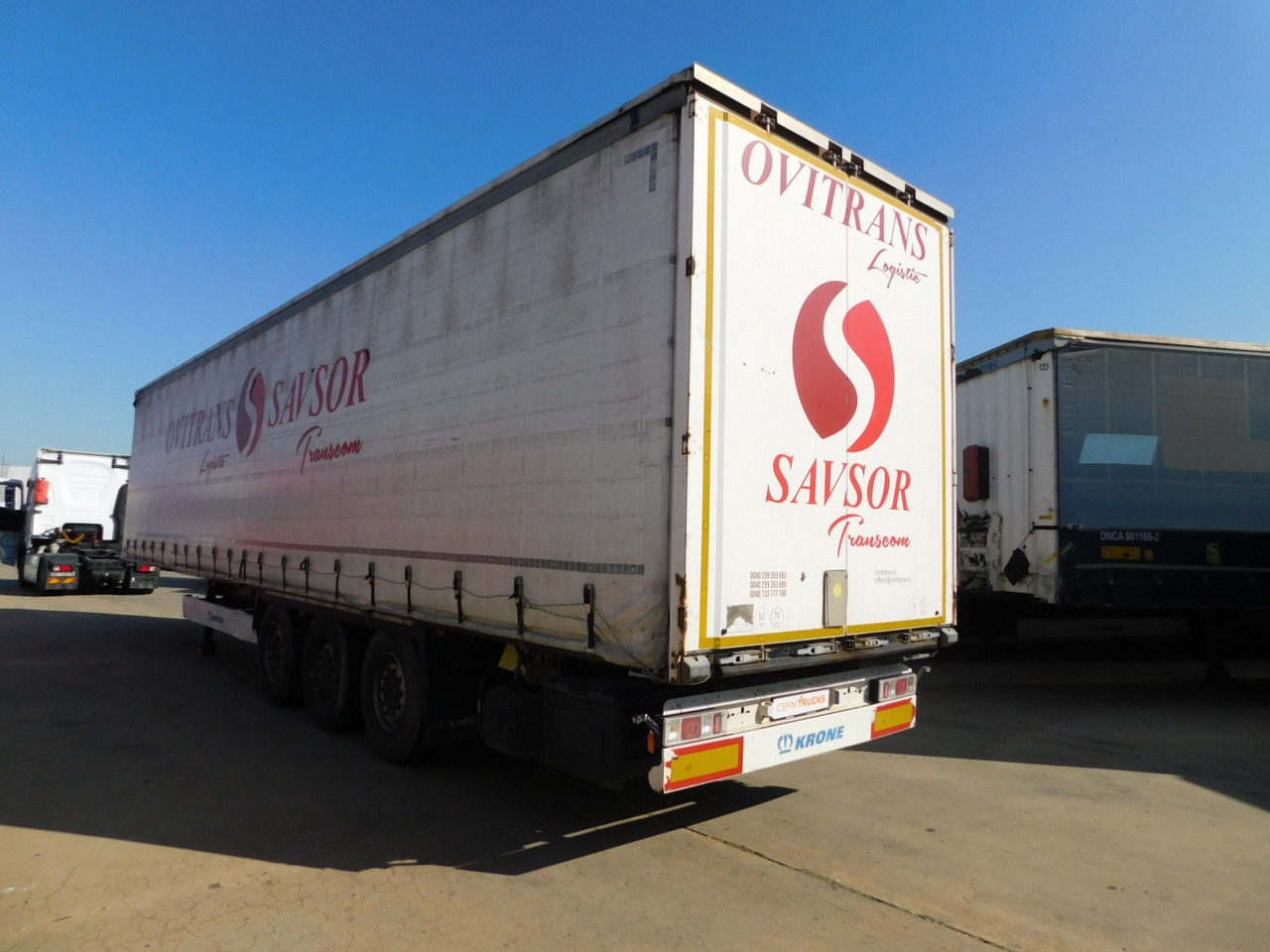 Krone Sd da06clnf - Semi-remorque rideaux coulissants: photos 4 Krone Sd da06clnf - Semi-remorque rideaux coulissants: photos 4