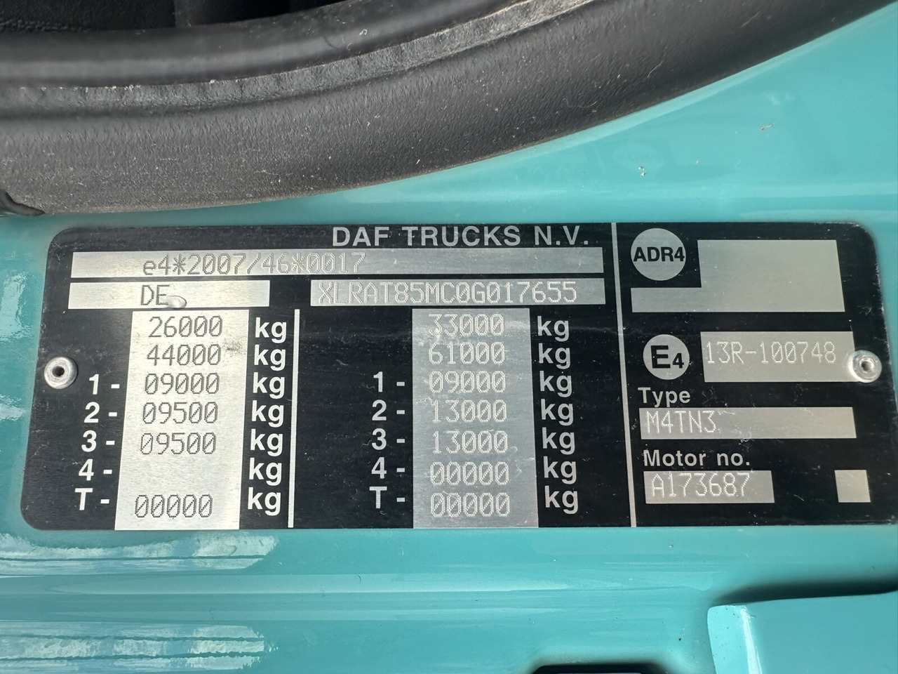 DAF CF 85.460 6x4 CF 85.460 6x4, Bordmatik links - Camion benne: photos 4 DAF CF 85.460 6x4 CF 85.460 6x4, Bordmatik links - Camion benne: photos 4