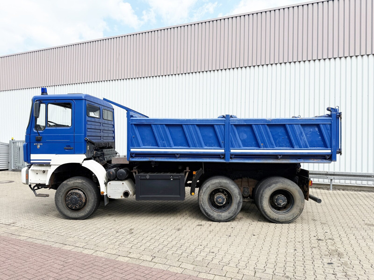Camion benne MAN 27.403 6x6 BB 27.403 6x6 BB, EX-THW: photos 14