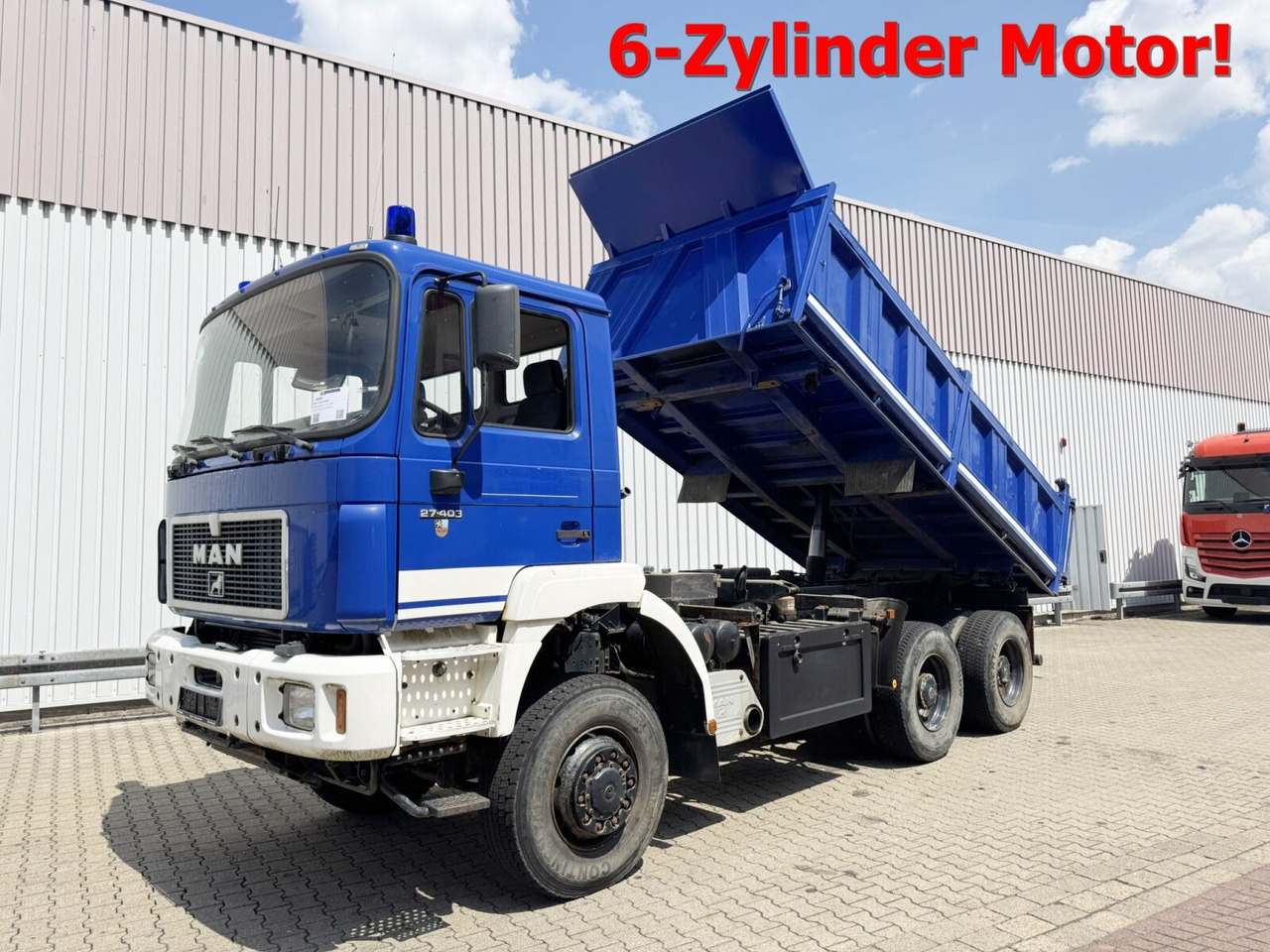 MAN 27.403 6x6 BB 27.403 6x6 BB, EX-THW - Camion benne: photos 1 MAN 27.403 6x6 BB 27.403 6x6 BB, EX-THW - Camion benne: photos 1