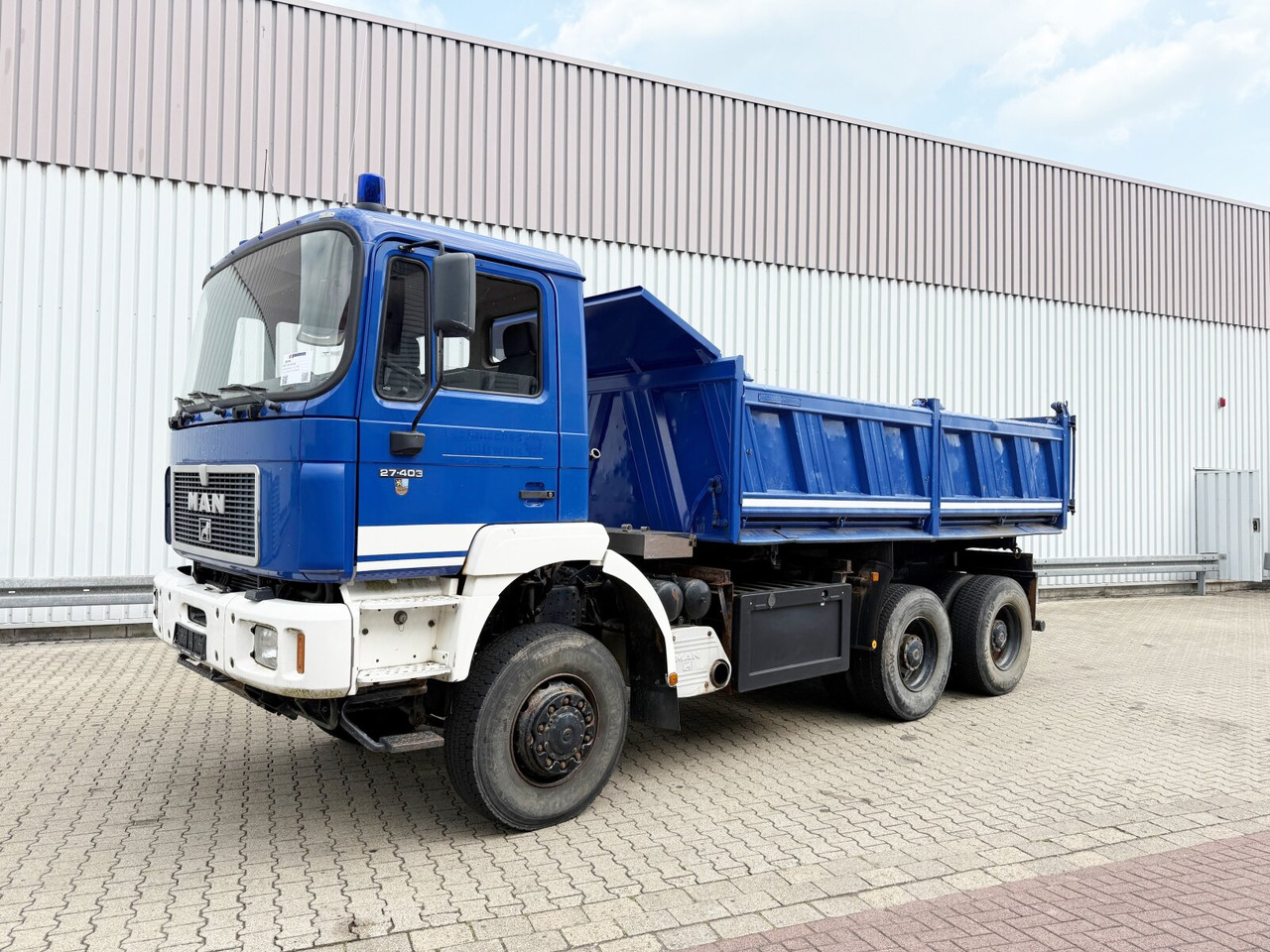 Camion benne MAN 27.403 6x6 BB 27.403 6x6 BB, EX-THW: photos 8