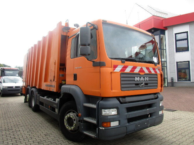 Benne à ordures ménagères pour transport de déchets MAN TGA 26.350 6x2-2BL TGA 26.350/400 6x2-2BL FAUN POWER PRESS 524, OHNE MOTOR!: photos 13 Benne à ordures ménagères pour transport de déchets MAN TGA 26.350 6x2-2BL TGA 26.350/400 6x2-2BL FAUN POWER PRESS 524, OHNE MOTOR!: photos 13