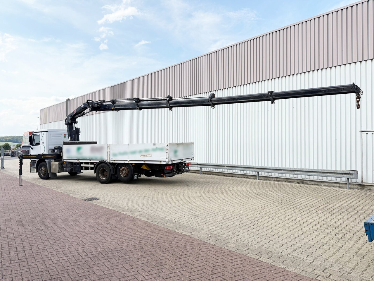 Camion grue, Camion plateau Mercedes-Benz Actros 2532 L 6x2 Actros 2532 L 6x2, Liftachse, Kran Hiab 244EP-5 HiDuo, Funk: photos 14