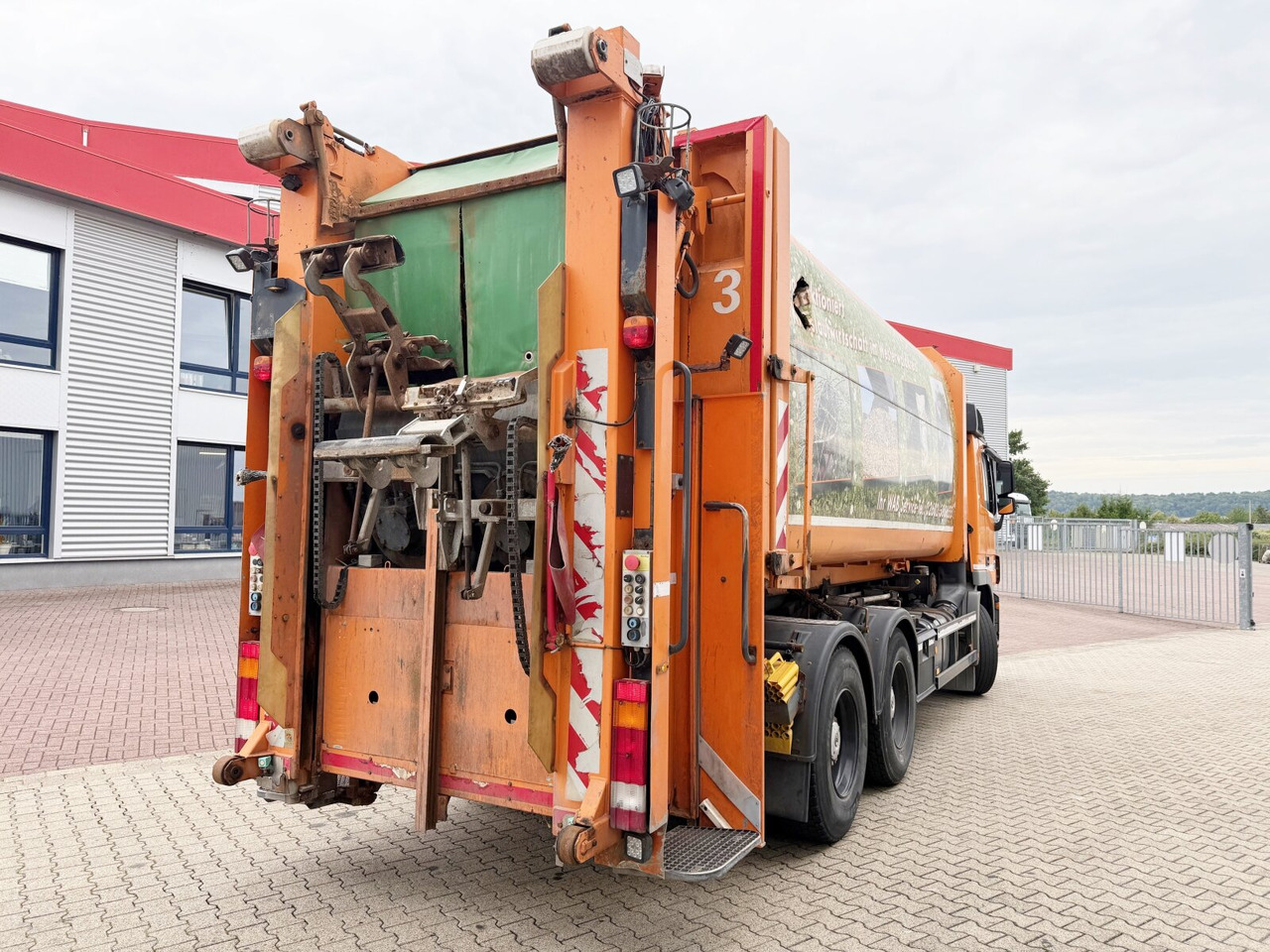 Benne à ordures ménagères pour transport de déchets Mercedes-Benz Actros 2641/48 L 6x4 Actros 2641/48 L 6x4, Seilabroller, Haller Lotos, Zöller Schüttung: photos 10