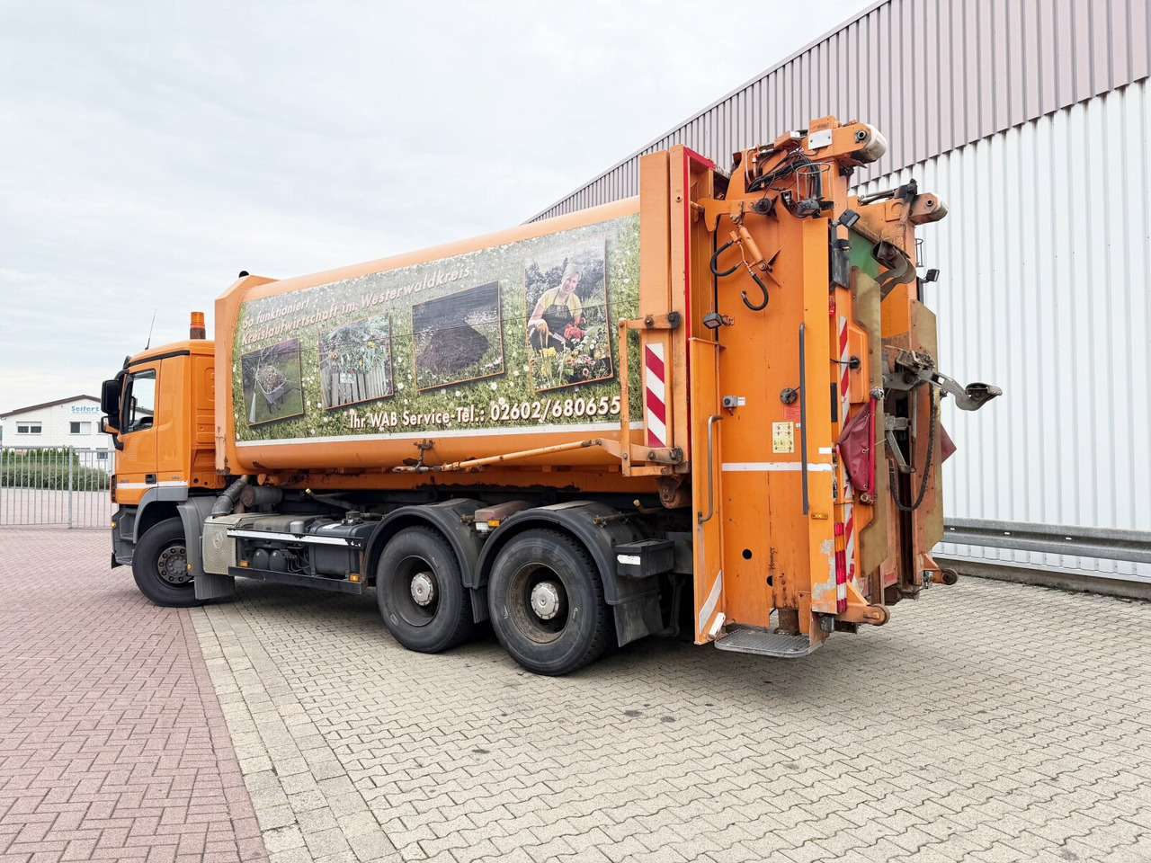 Benne à ordures ménagères pour transport de déchets Mercedes-Benz Actros 2641/48 L 6x4 Actros 2641/48 L 6x4, Seilabroller, Haller Lotos, Zöller Schüttung: photos 12