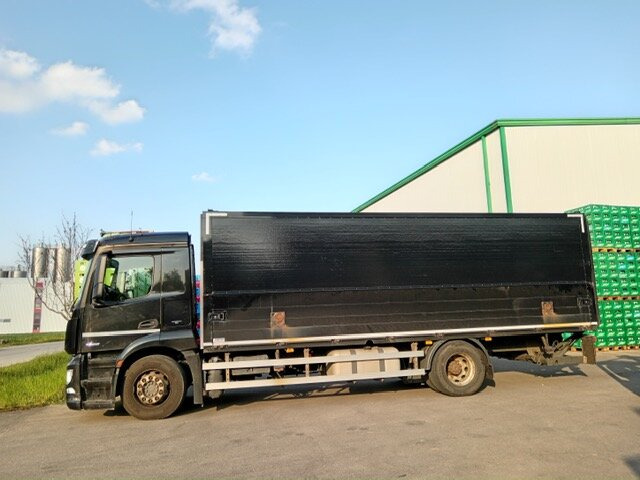 Mercedes-Benz Antos 1836 L 4x2 Antos 1836 L 4x2, Getränkekoffer, LBW Dautel - Camion fourgon: photos 1 Mercedes-Benz Antos 1836 L 4x2 Antos 1836 L 4x2, Getränkekoffer, LBW Dautel - Camion fourgon: photos 1