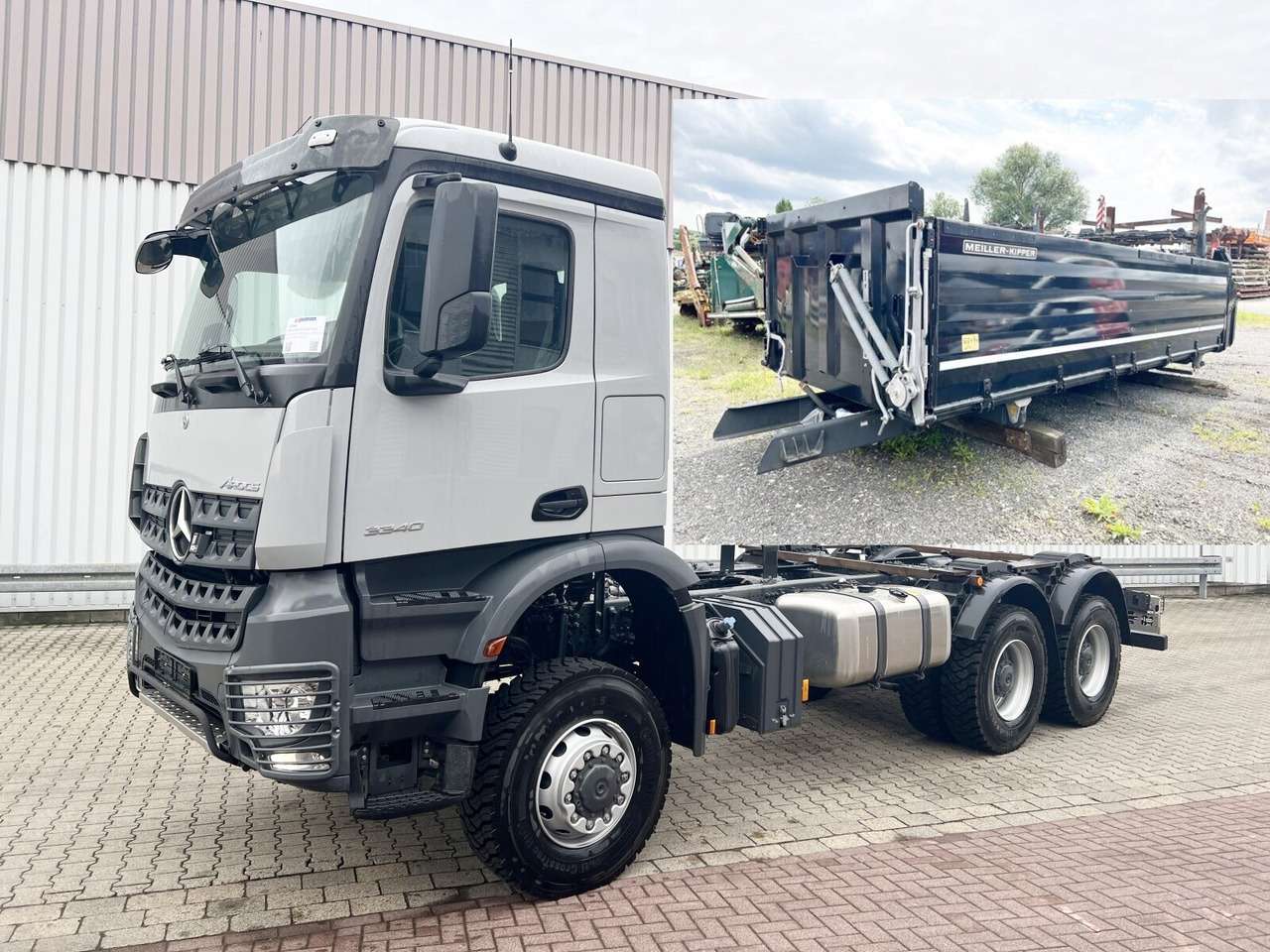 Mercedes-Benz Arocs 3340/46 A 6x6 Arocs 3340/46 A 6x6, Grounder - Camion benne: photos 1 Mercedes-Benz Arocs 3340/46 A 6x6 Arocs 3340/46 A 6x6, Grounder - Camion benne: photos 1
