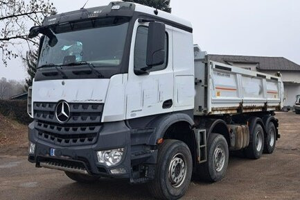 Mercedes-Benz Arocs 3445 K 8x4/4 Arocs 3445 K 8x4/4, Meiller Bordmatik links - Camion benne: photos 1 Mercedes-Benz Arocs 3445 K 8x4/4 Arocs 3445 K 8x4/4, Meiller Bordmatik links - Camion benne: photos 1