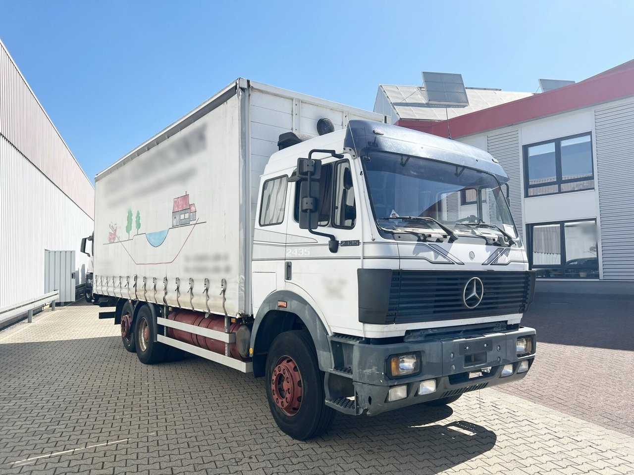 Camion à rideaux coulissants Mercedes-Benz SK 2435 L 6x2 SK 2435 L 6x2, V8: photos 8