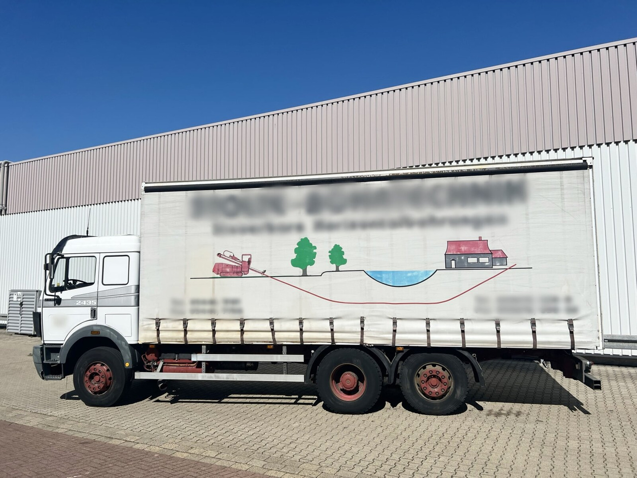 Camion à rideaux coulissants Mercedes-Benz SK 2435 L 6x2 SK 2435 L 6x2, V8: photos 11