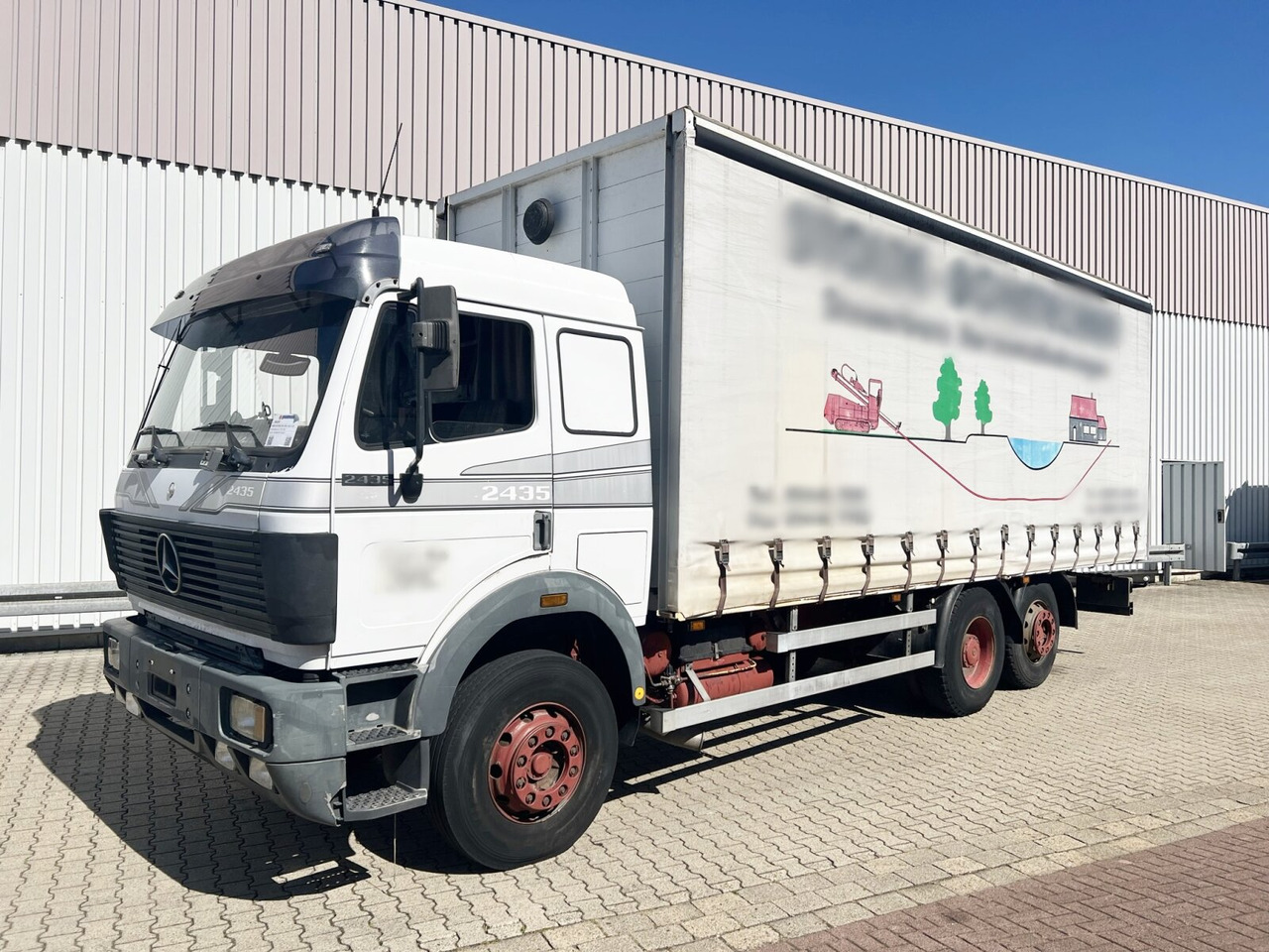 Mercedes-Benz SK 2435 L 6x2 SK 2435 L 6x2, V8 - Camion à rideaux coulissants: photos 1 Mercedes-Benz SK 2435 L 6x2 SK 2435 L 6x2, V8 - Camion à rideaux coulissants: photos 1