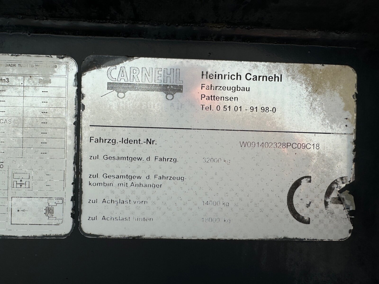 Carnehl CHKS/HH CHKS/HH, Stahlmulde ca. 25m³ - Semi-remorque: photos 2 Carnehl CHKS/HH CHKS/HH, Stahlmulde ca. 25m³ - Semi-remorque: photos 2