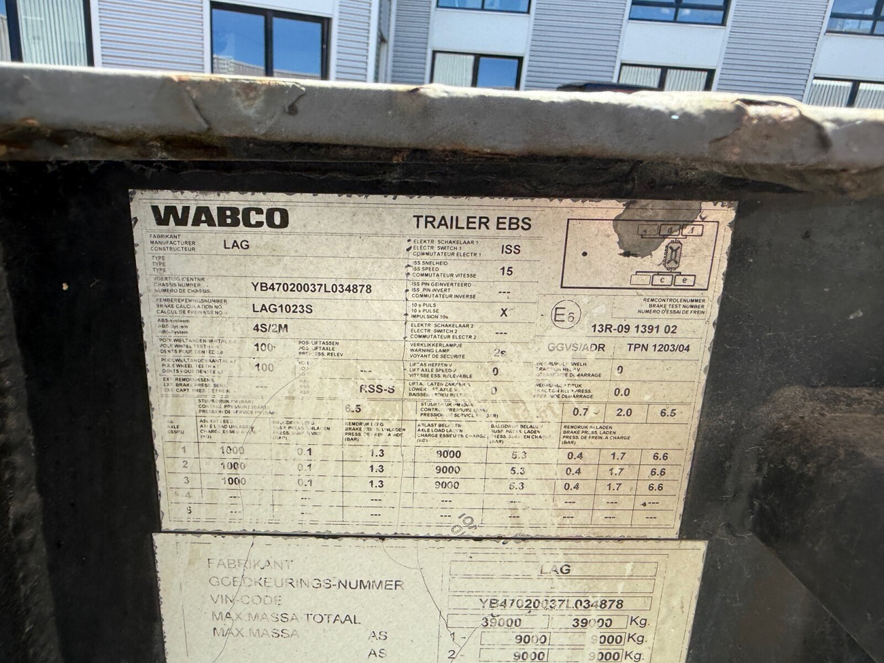 Lag 0-3-39 CD Containerchassis 0-3-39 CD Containerchassis, 20ft und 30ft, ADR - Semi-remorque: photos 2 Lag 0-3-39 CD Containerchassis 0-3-39 CD Containerchassis, 20ft und 30ft, ADR - Semi-remorque: photos 2