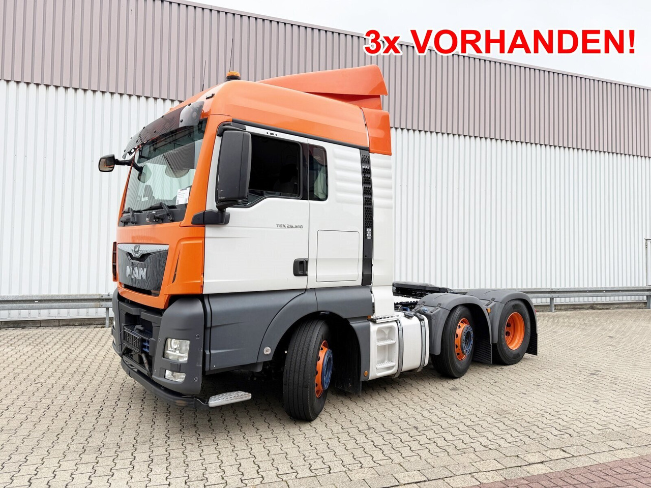 MAN TGX 26.510 6X2/4 BLS TGX 26.510 6X2/4 BLS, Intarder, Vorlauflenk-/lift, Standklima, XXL-Fahrerhaus, 70t - Tracteur routier: photos 1 MAN TGX 26.510 6X2/4 BLS TGX 26.510 6X2/4 BLS, Intarder, Vorlauflenk-/lift, Standklima, XXL-Fahrerhaus, 70t - Tracteur routier: photos 1
