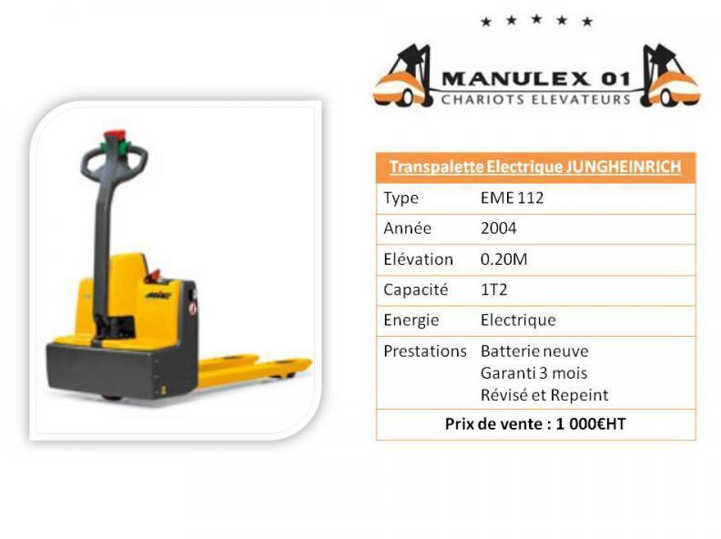Jungheinrich EME112 - Transpalette: photos 2 Jungheinrich EME112 - Transpalette: photos 2
