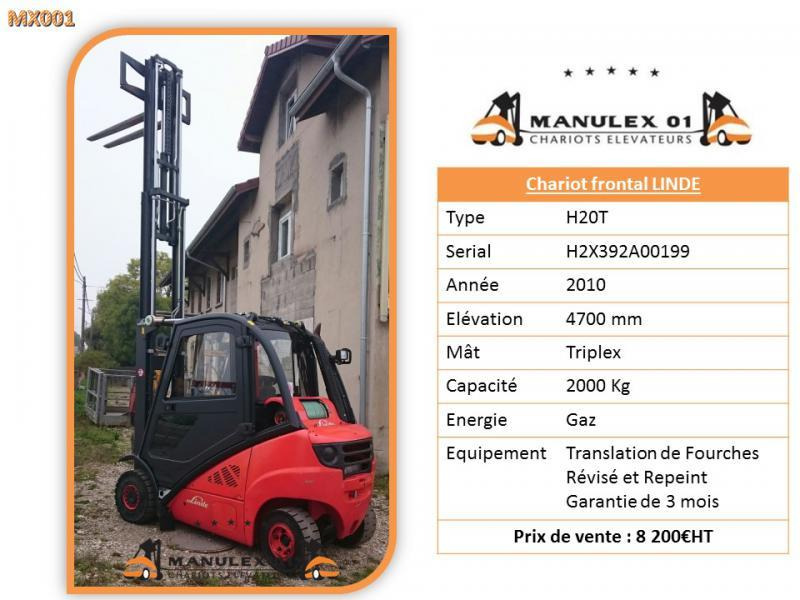 Linde H20T - Chariot élévateur à gaz: photos 2 Linde H20T - Chariot élévateur à gaz: photos 2