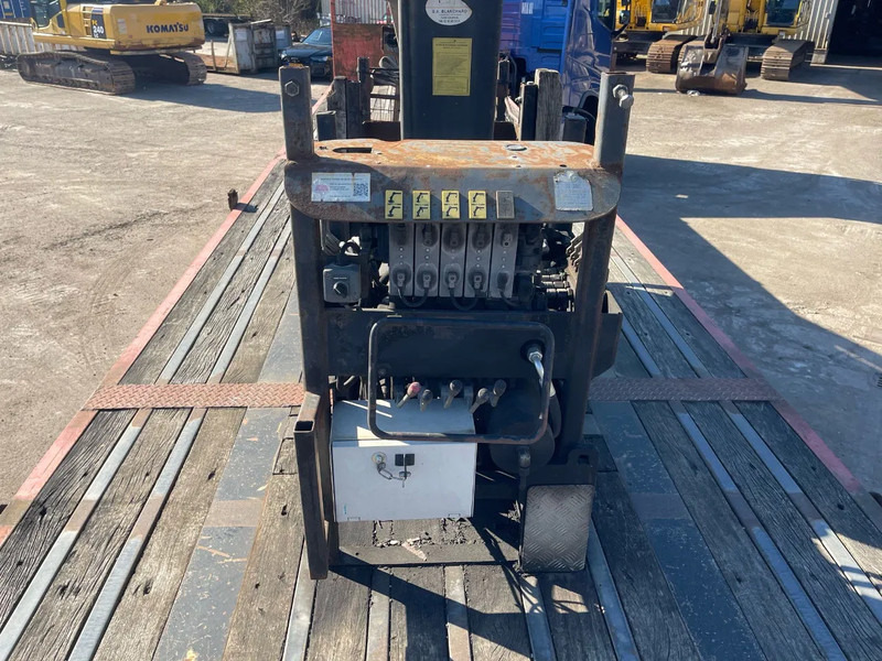 Semi-remorque plateau Kaiser HIAB  175, REMOTE control,  retractable: photos 8
