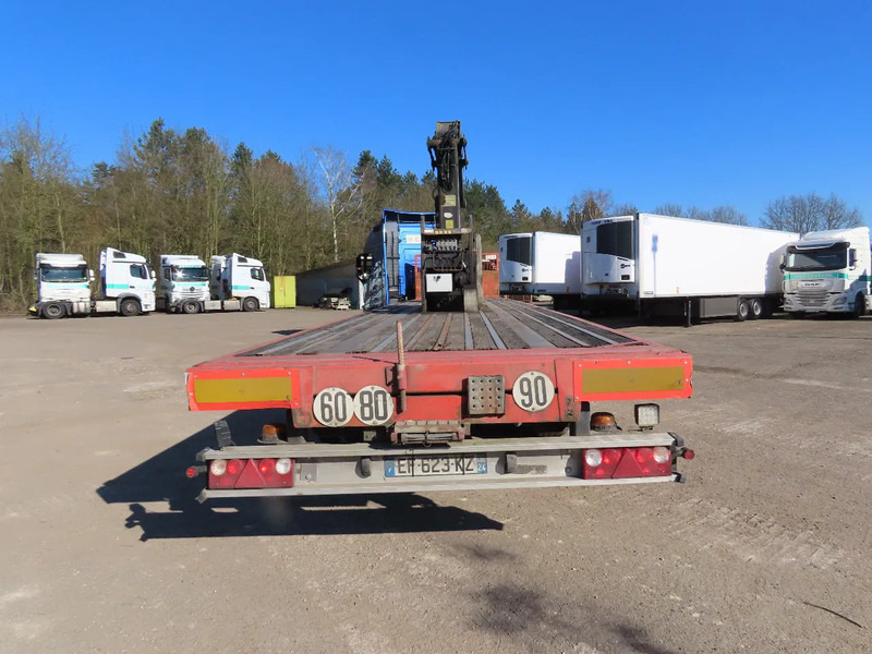 Semi-remorque plateau Kaiser HIAB  175, REMOTE control,  retractable: photos 11